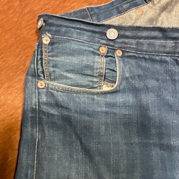 Levi’s Vintage Clothing 1915 Cinch Back Selvage Denim - Picture 11 of 16